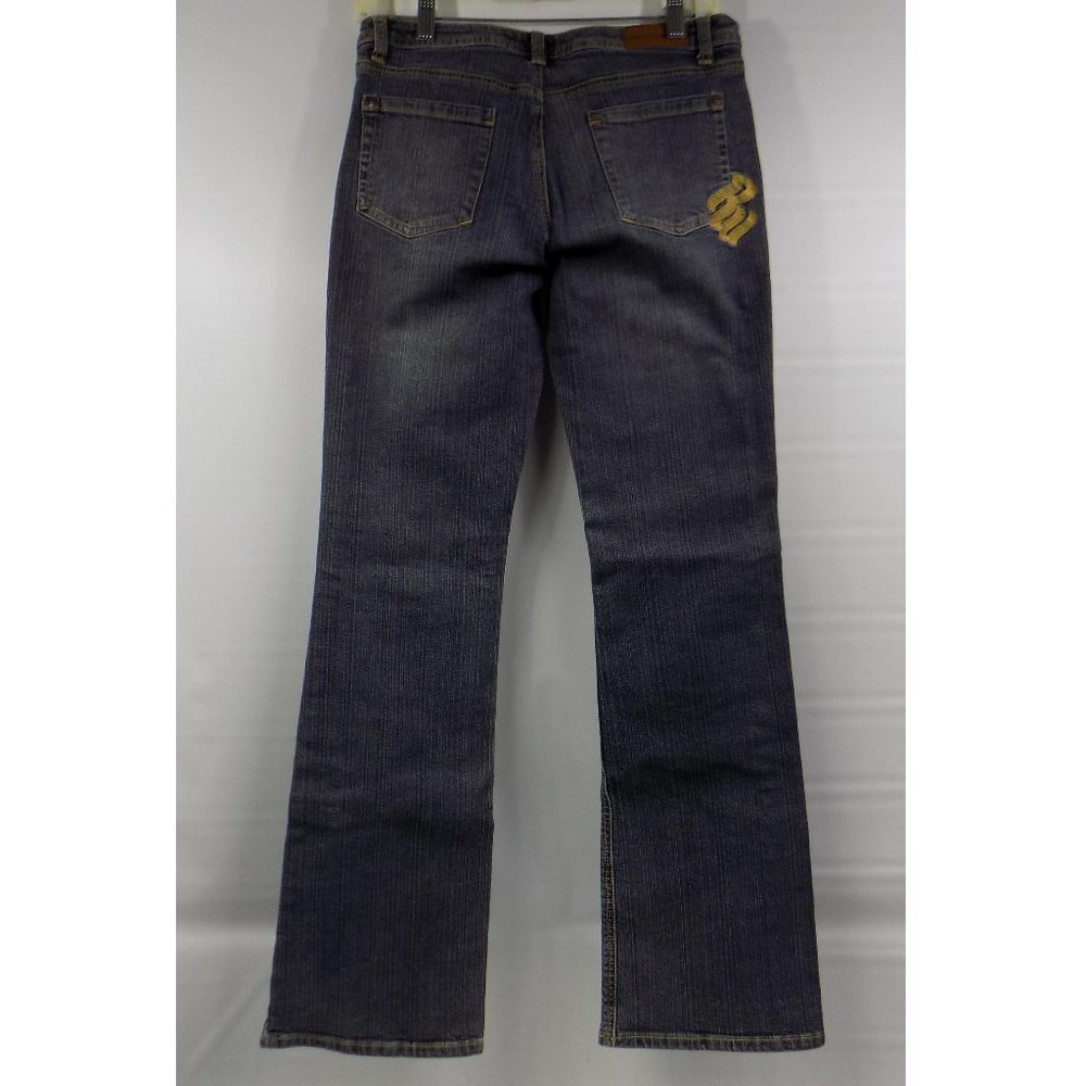 Roca Wear Flare Leg Denim Jeans Size 7/8 - Picture 4 of 10